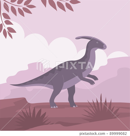 Ancient pangolin parasaurolophus of the Jurassic period Ancient pangolin parasaurolophus of the Jurassic period 89999082