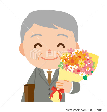 Retired male office worker 89999095