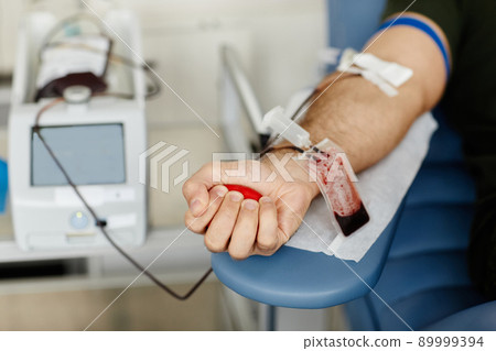 Blood Donor Closeup Blood Donor Closeup 89999394