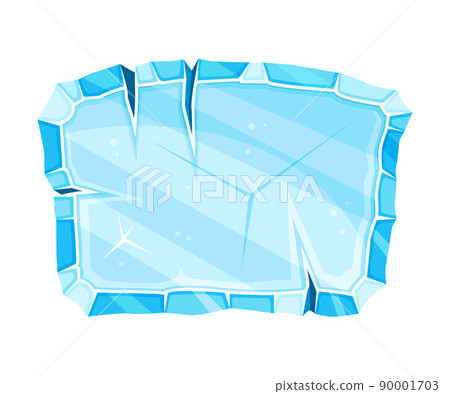 Blue Ice Shaped Element for Game and Web Design Vector Illustration Blue Ice Shaped Element for Game and Web Design Vector Illustration 90001703
