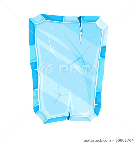 Blue Ice Rectangular Board as Shaped Element for Game and Web Design Vector Illustration Blue Ice Rectangular Board as Shaped Element for Game and Web Design Vector Illustration 90001704