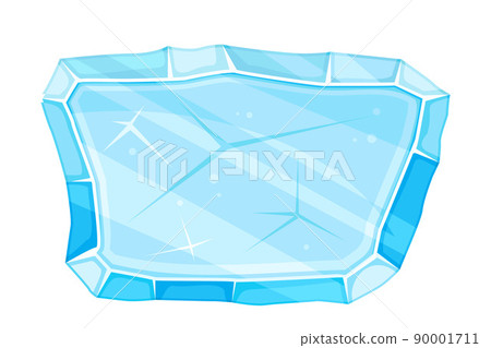 Blue Ice Shaped Element for Game and Web Design Vector Illustration Blue Ice Shaped Element for Game and Web Design Vector Illustration 90001711