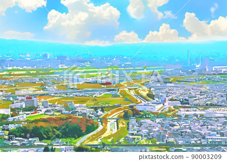 Perspective of local city Perspective of local city 90003209