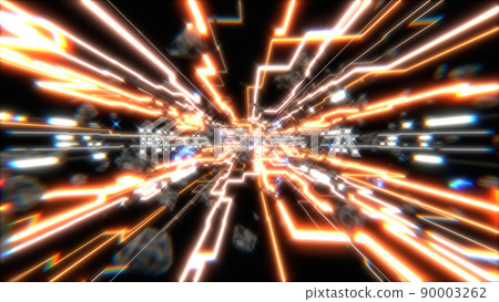 VJ Tunnel Lightning Pipe Luminous Rhythm 120BPM 橙色【還有一個版本】 VJ Tunnel Lightning Pipe Luminous Rhythm 120BPM 橙色【還有一個版本】 90003262