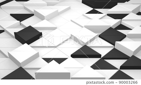 Tile Black and White Business Geometry Simple [There is another Ver] 90003266