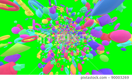 VJ Pop Pastel Color Colorful Greenback [還有另一個版本] 90003269