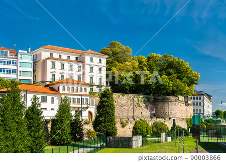 Traditional architecture in A Coruna - Galicia, Spain Traditional architecture in A Coruna - Galicia, Spain 90003866
