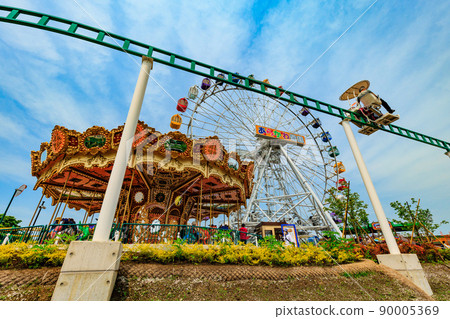 Tokyo Arakawa Ward Renewed Arakawa Amusement Park Vehicle Square Sky Cycle and Merry-Go-Round Tokyo Arakawa Ward Renewed Arakawa Amusement Park Vehicle Square Sky Cycle and Merry-Go-Round 90005369