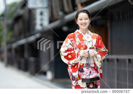 Kimono women Kyoto women's trip 90006787