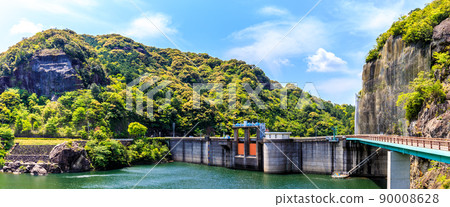 龍門水壩全景[佐賀縣西松浦區有田町] 90008628