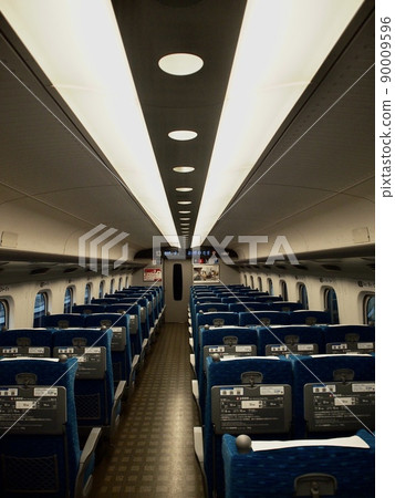 新幹線車載設備、座椅、地板、燈光、座椅、欄杆、天花板 新幹線車載設備、座椅、地板、燈光、座椅、欄杆、天花板 90009596