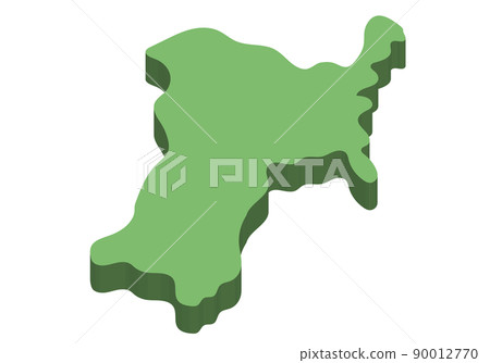 Three-dimensional Miyagi prefecture Three-dimensional Miyagi prefecture 90012770