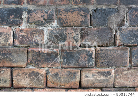 Old brick fence / background material Old brick fence / background material 90015744