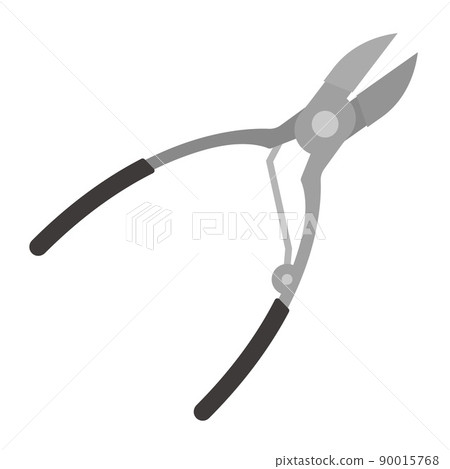 Illustration of nipper type nail clippers Illustration of nipper type nail clippers 90015768