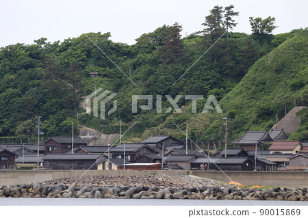 新潟佐渡漁村風景(近石毛北村) 新潟佐渡漁村風景(近石毛北村) 90015869