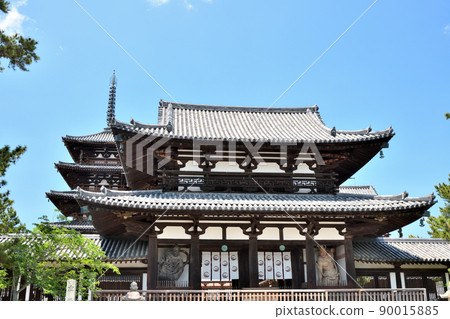 Horyuji Temple (Chumon) [Ikaruga Town, Ikoma District, Nara Prefecture] 90015885