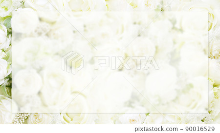 White flower frame material White flower frame material 90016529