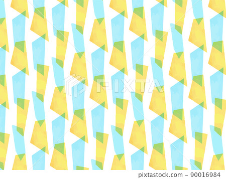 Watercolor style geometric seamless pattern background 90016984