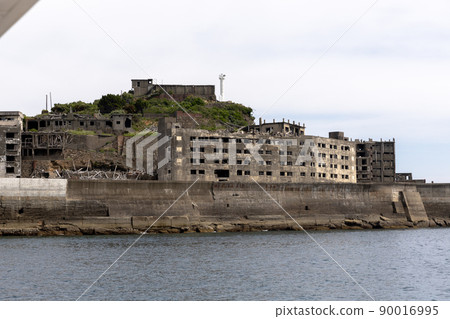 軍艦島(長崎縣端島)及其周邊海景 軍艦島(長崎縣端島)及其周邊海景 90016995