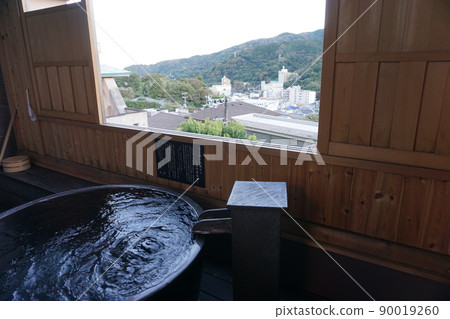 Yugawara Onsen Yugawara Fuga's guest room with an open-air bath "Fugetsu" view from the open-air bath Yugawara Onsen Yugawara Fuga's guest room with an open-air bath "Fugetsu" view from the open-air bath 90019260