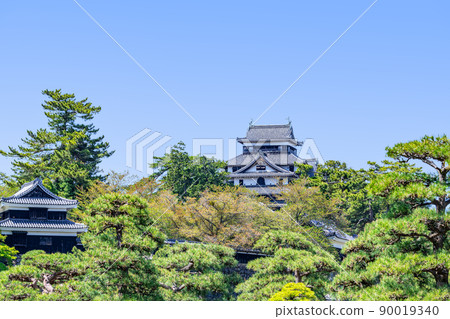 島根縣松江市，晴天國寶松江城 90019340