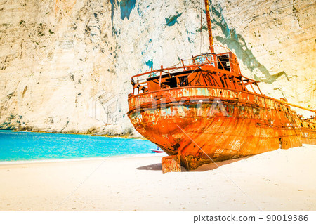 Beautiful lanscape of Zakinthos island 90019386