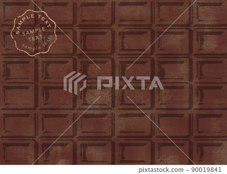 巧克力板水彩背景 90019841