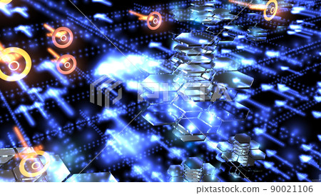 A metaphor for cyber warfare in cyberspace. Attack and defense. Deception and disinformation. Metaverse and digital space. 90021106