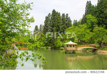 秋田縣橫手公園的牛沼 秋田縣橫手公園的牛沼 90022346