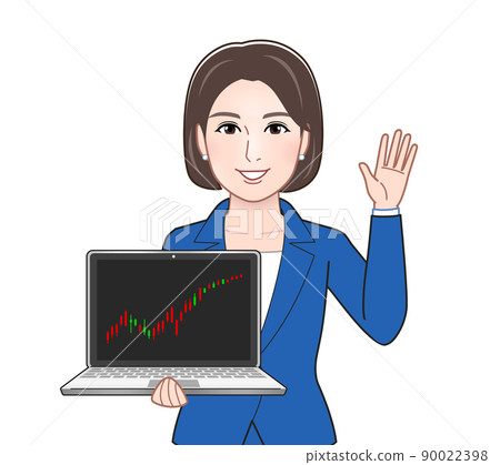 商務場景年輕女子 90022398