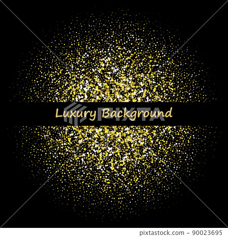 flickering gold particles. luxury background. abstract vector illustration. eps 10 90023695