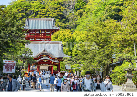 [Kanagawa Prefecture] Tsurugaoka Hachimangu in Kamakura, which is crowded with tourists 90023901