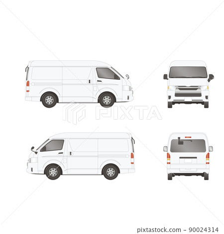 Van Commercial Vehicle Long Wide Body Middle Roof 90024314