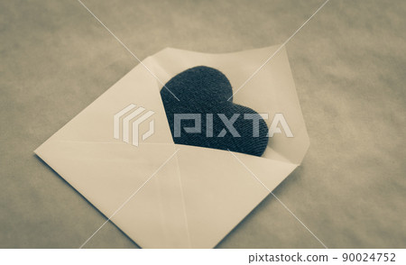 信封心形情書信封心形信件消息愛 信封心形情書信封心形信件消息愛 90024752
