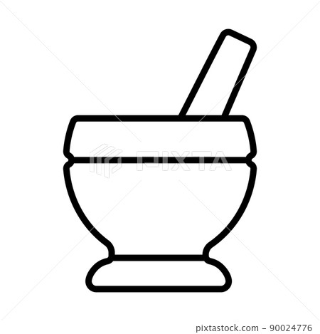 Mortar And Pestle Icon 90024776