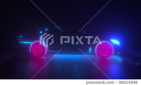 Car with lights Car with lights 90024896