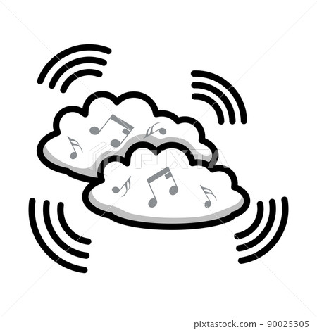 Music Cloud Icon 90025305