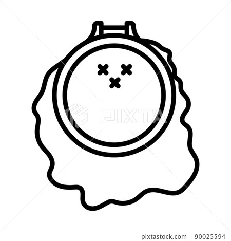 Sewing Hoop Icon Sewing Hoop Icon 90025594
