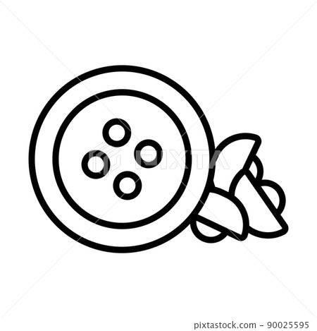 Sewing Buttons Icon Sewing Buttons Icon 90025595