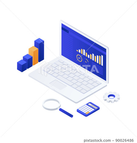 Isometric | SEO / Web Analytics / Digital Marketing Isometric | SEO / Web Analytics / Digital Marketing 90026486