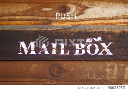 Mailbox made of old wood Mailbox made of old wood 90028055
