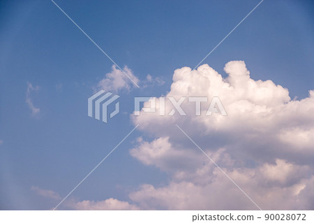 Landscape with blue sky and white clouds Landscape with blue sky and white clouds 90028072