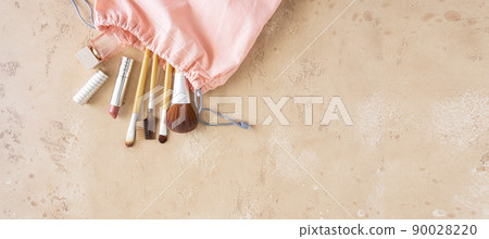 Eco beauty  and zero waste concept  background 90028220