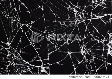old dirty glass with a lot of cracks old dirty glass with a lot of cracks 90029571
