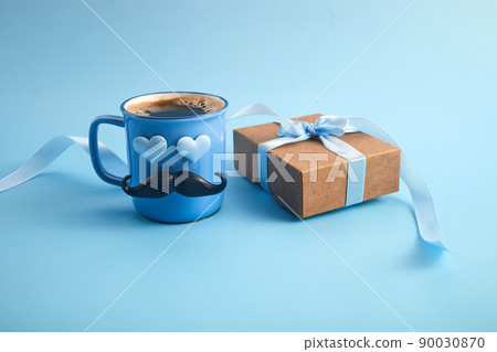 Happy Father's Day inscription with a cup of coffee Happy Father's Day inscription with a cup of coffee 90030870