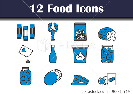Food Icon Set Food Icon Set 90031549