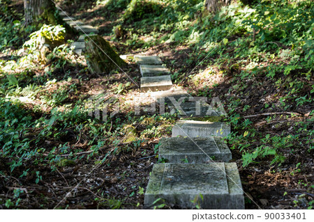 Promenade behind the shrine 90033401