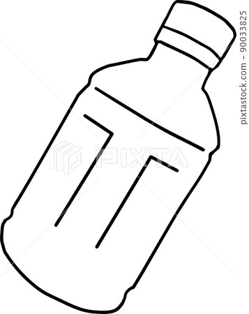 Vector illustration of plastic bottle 90033825
