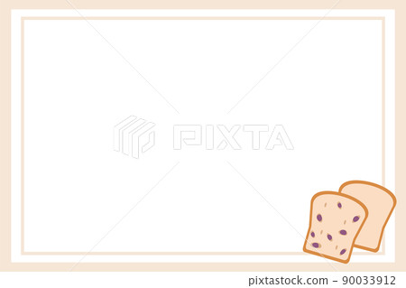 Bread background illustration (vector) 90033912