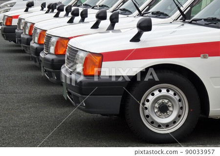 商業形象 出租車在停車場排隊 90033957